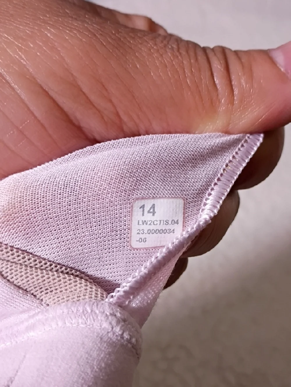 lululemon athletica Pale‎ Pink Strappy Y-Back Bralette